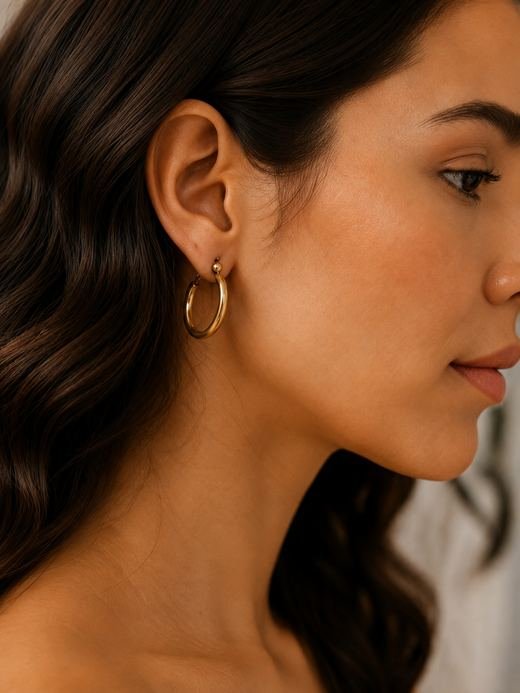 Aretes dorados